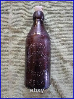 Murphy Bros. Weiss Pony Squat Blob Beer Bottle Syracuse NY c 1900