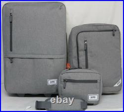 NEW Solo New York Recycled Travel Trio Bundle Carry On Luggage Set