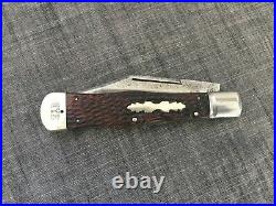 NEW YORK KNIFE CO Walden NY 187 Hunter Coke Bottle Pocket Knife Hammer Brand