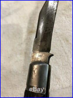 NEW YORK KNIFE COKE BOTTLE LOCK BACK FOLDING HUNTER 1856-1931 Hammer Brand