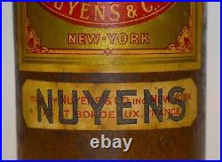 NUYENS CURACAO Stoneware Bottle NY