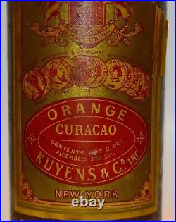 NUYENS CURACAO Stoneware Bottle NY