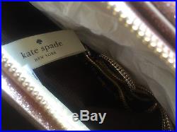 NWT Kate Spade New York Champagne Bottle Clutch Shoulder Handbag Rose Sold Out