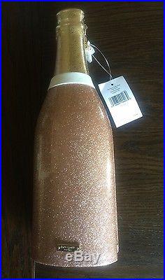 NWT Kate Spade New York Champagne Bottle Clutch Shoulder Handbag Rose Sold Out