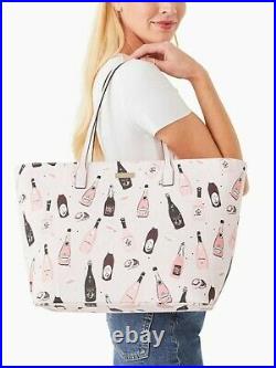 NWT Kate Spade Shore Street Margareta Champagne Tote Bag K4887 $299 Pink Multi