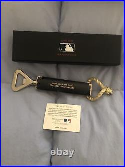 NY New York Yankees Game Used Bat Bottle Opener Authentic MLB Tokens & Icons