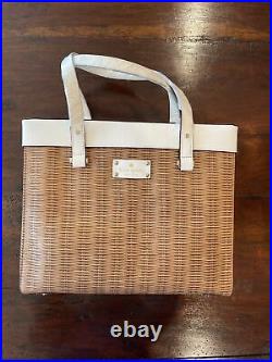 New Kate Spade Tote PACK A PICNIC Wine Or Champagne Carrier MWMT Holds 3 Bottles