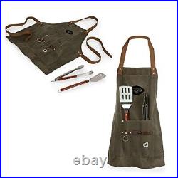 New York Jets BBQ Apron with Tools & Bottle Opener Set