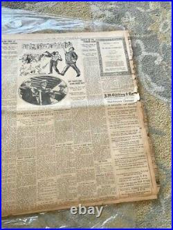 New York Tribune June28, 1914 Newspaper The 5 main sections present