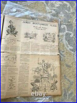 New York Tribune June28, 1914 Newspaper The 5 main sections present