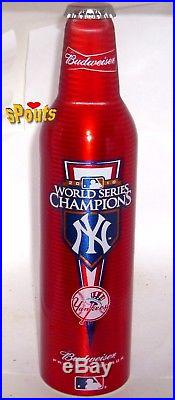 New York Yankees 2010 World Series Budweiser Aluminum Bottle Beer Can Baseball
