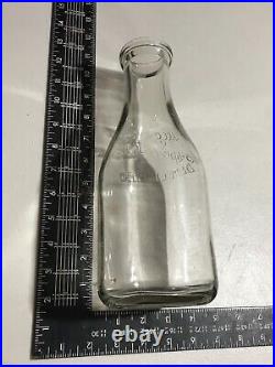 Niagara Cooperative Dairy Limited Quart Milk Bottle Falls New York Canada