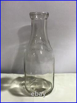 Niagara Cooperative Dairy Limited Quart Milk Bottle Falls New York Canada