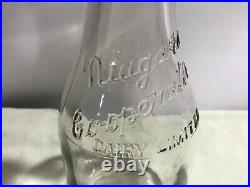 Niagara Cooperative Dairy Limited Quart Milk Bottle Falls New York Canada