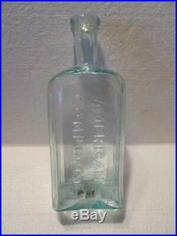 Nice Applied Top Open Pontil Bach's American Compound Auburn NY Medicine Bottle