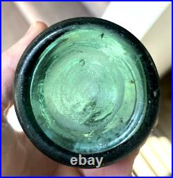 Nice Greenish Aqua Blob Soda W. E. Brockway New York Iron Pontil 1850's Era L@@k