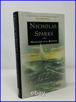 Nicholas Sparks Message in a Bottle SIGNED 1st 1st Basis for Film