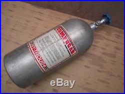Nitrous Oxide 10 lb. Bottle with Valve NOS 10 Pound Aluminum Cylinder NY-TROUS+