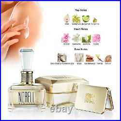 Norell New York Gift Set Perfume Body Cream Compact Mirror Long Lasting