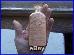 Norwood's Tincture Veratrum Viride 1880 Shaker Poison Medicine New Lebanon, Ny