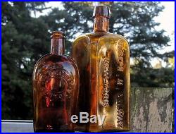 Not 1, but TWO EXTREMELY RARE JOSEPH N. GALWAY NEW YORK bottlesTOP SHELF PIECES