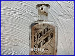 O. F Woodward Liquid Franconia For Chapped Hands & Etc Leroy New York Paper Label