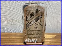 O. F Woodward Liquid Franconia For Chapped Hands & Etc Leroy New York Paper Label