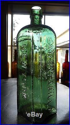 OLD DR. J. Townsend's Sarsaparilla New York Fabulous green color drippy top