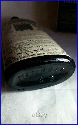 Old Warner's Safe Remedies Co. Compound A Diuretic Ny Medicine Bottle Box Label