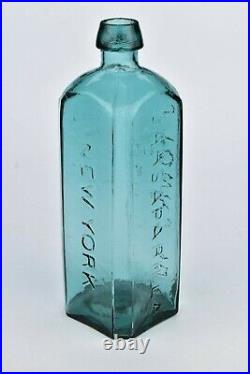 Old Dr. J Townsend's Sarsaparilla Bottle New York Iron Pontil Wonderful Color