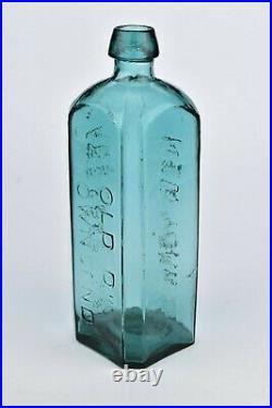 Old Dr. J Townsend's Sarsaparilla Bottle New York Iron Pontil Wonderful Color