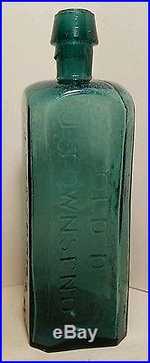 Old Dr J Townsend's Townsend Sarsaparilla New York Green Iron Pontil Bottle
