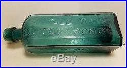 Old Dr J Townsend's Townsend Sarsaparilla New York Green Iron Pontil Bottle