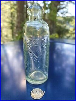 Old Green Horseshoe Hutch? Antique New York Soda Bottle? Pictorial Horseshoe