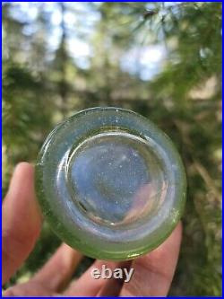 Old Green Horseshoe Hutch? Antique New York Soda Bottle? Pictorial Horseshoe