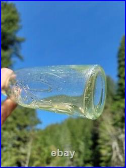 Old Green Horseshoe Hutch? Antique New York Soda Bottle? Pictorial Horseshoe