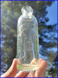 Old Green Horseshoe Hutch? Antique New York Soda Bottle? Pictorial Horseshoe