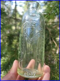 Old Green Horseshoe Hutch? Antique New York Soda Bottle? Pictorial Horseshoe