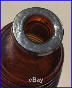 Old Sachem Bitters & Wigwam Tonic Bottle Barrel Figural New York NY Indian Cure