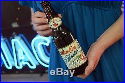 Old Utica Club Beer Bottle West End Brewery Utica New York Paper Label NICE