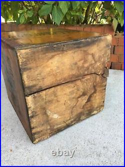Old Wood Medicine Bottle Crate New York Pharmacal Association Box Lactopeptine