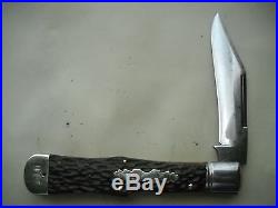 Old antique new york knife co. 5 1/2 inch coke bottle lock back pocket knife
