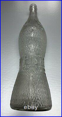 Original Antique Whistle soda 24oz embossed bottle Manhattan New York