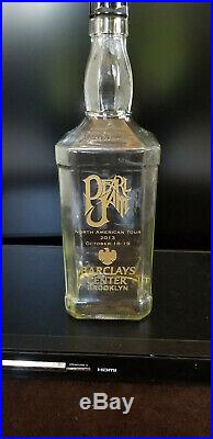 PEARL JAM Jack Daniels Whiskey Bottle from Barclay's Center Brooklyn NY RARE
