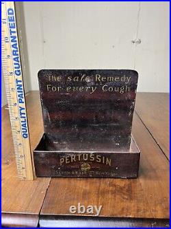 PERTUSSIN SEECK & KADE INC NEW YORK COUGH MEDICINE STORE DISPLAY EARLY 1900's