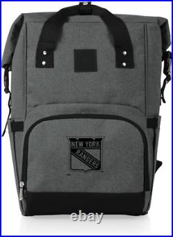 PICNIC TIME NHL New York Rangers OTG Roll-Top Cooler Backpack Hiking Backpack