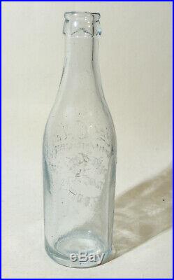 PURE SODA BOTTLING WORKS Antique vtg COCA-COLA Bottle BUFFALO NY Straight Side