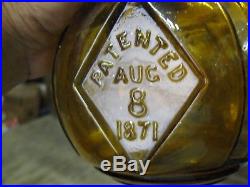 Perfect Labelcirca 1871amberhayward 407 Hand Thrown Fire Extinguishern. Y