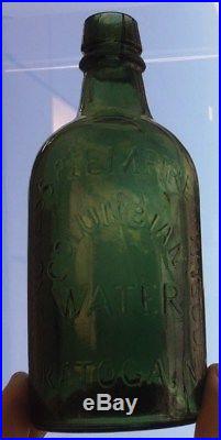 Pint Columbian Water Saratoga New York NY Congress & Empire Bottle Rare