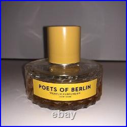 Poets Of Berlin By Vilhelm Parfumerie Ny Edp 50 ML Bottle 1/3 Bottle Remaining